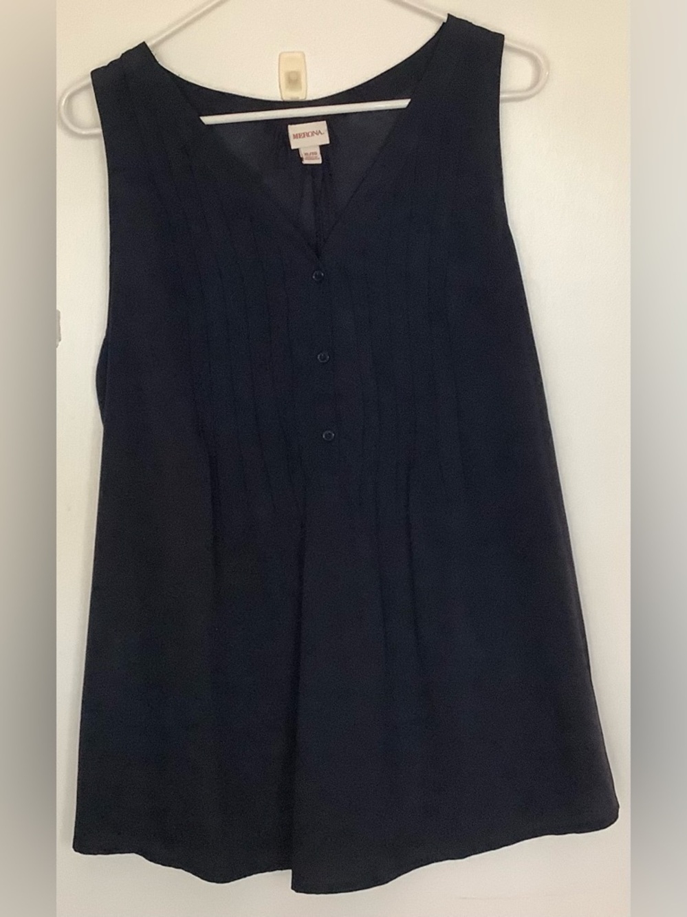 MERONA WOMENS SUMMER TUNIC SIZE XL NAVY
